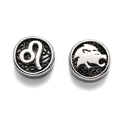 304 Stainless Steel Beads STAS-J033-01F-1