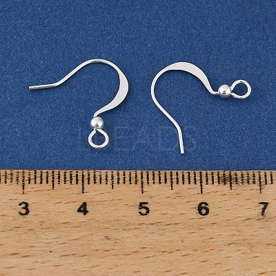 Brass Earring Hooks KK-H258-06D-S-1