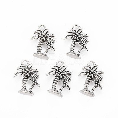 Tibetan Style Alloy Pendants TIBE-S320-201AS-1