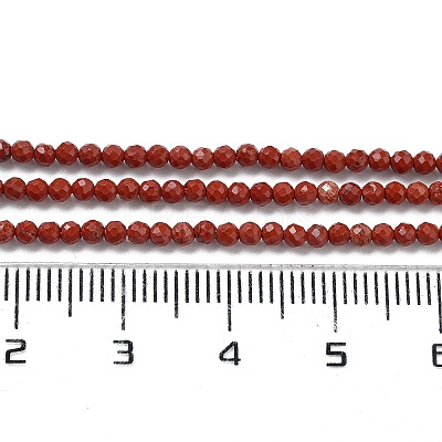Natural Red Jasper Beads Strands G-J002-22-1
