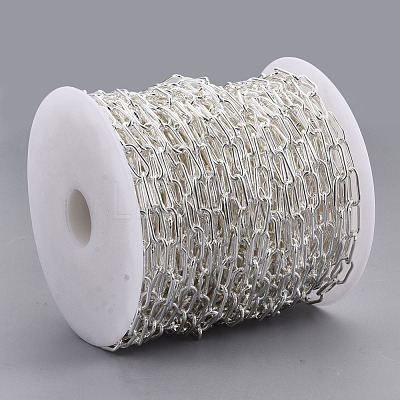 Unwelded Iron Paperclip Chains CH-S125-09A-S-1