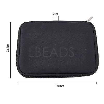 Nylon Watch Bands Storage Bag ABAG-WH0038-20B-1