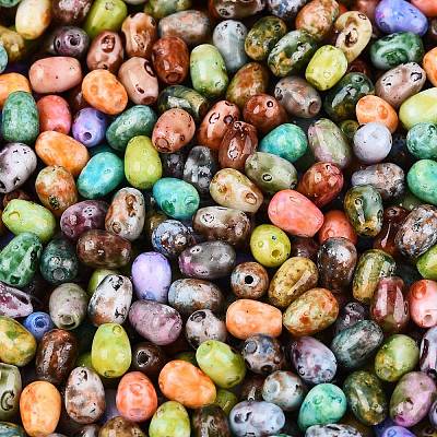 Picasso Glass Seed Beads SEED-N012-10-1