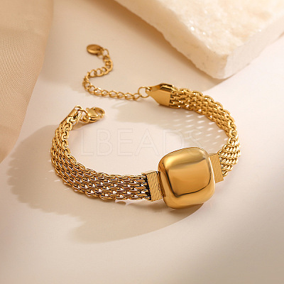 Brass Bracelet BJEW-C070-04G-1