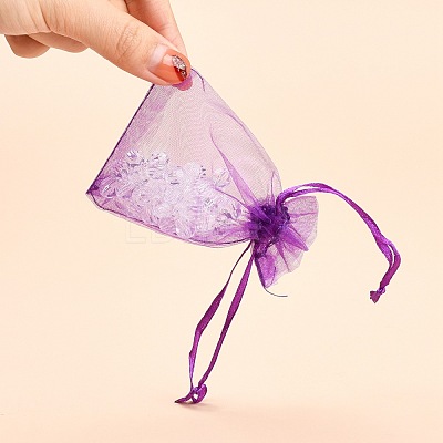 Organza Gift Bags with Drawstring OP-R016-7x9cm-20-1