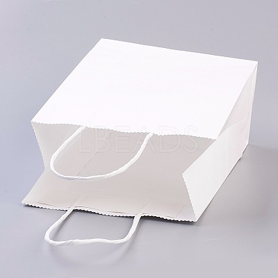 Pure Color Kraft Paper Bags LS-AJEW-G020-C-03-1