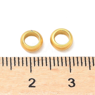 Brass European Beads KK-A254-14G-1