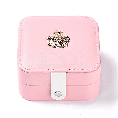 PU Imitation Leather Jewelry Organizer Box X1-CON-P016-A01-1