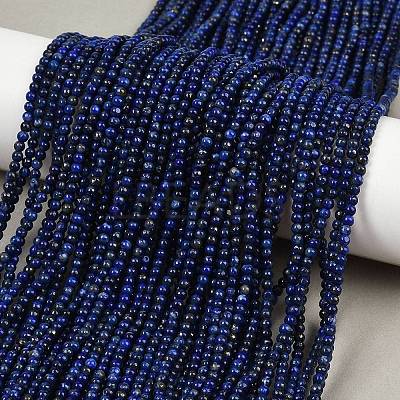 Natural Lapis Lazuli Beads Strands G-RM250101-B37-1