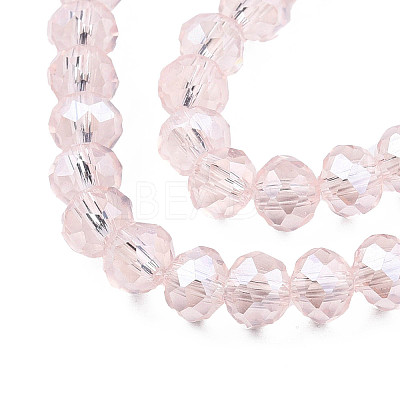 Electroplate Glass Beads Strands EGLA-A034-T6mm-A03-1