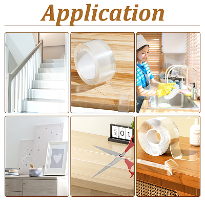 Acrylic Anticollision Strip DIY-WH0496-65B-1