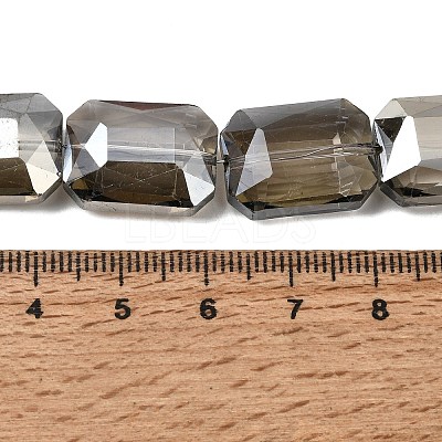 Electroplated Glass Beads EGLA-H002-A-12-1