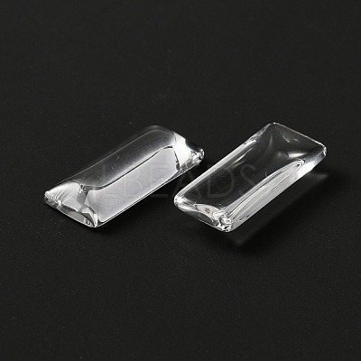 Transparent Glass Cabochons GLAA-SZC0001-02-1