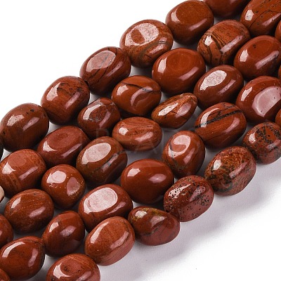 Natural Red Jasper Beads Strands G-G146-A04-01-1