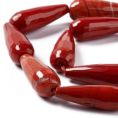 Natural Red Jasper Beads Strands G-I328-03-1