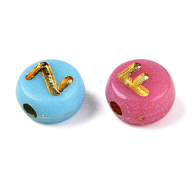 Plating Acrylic Beads PACR-T017-02M-1