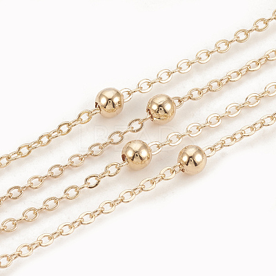 3.28 Feet Brass Cable Chains X-CHC-S003-07G-1