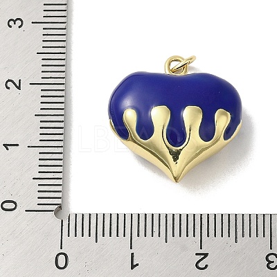 Rack Plating Brass Enamel Pendants KK-S366-05G-05-1