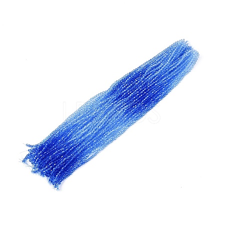 Gradient Color Baking Paint Glass Bead Strands LS-DGLA-A039-T4mm-A020-1