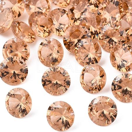 Cubic Zirconia Charms ZIRC-N033-B-06-1