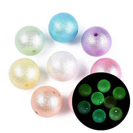 Luminous Opaque Acrylic Beads OACR-N160-61-1