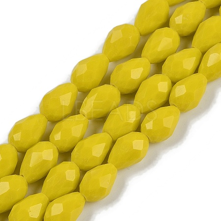 Opaque Solid Color Beads Strands EGLA-N013-P8mm-D06-1