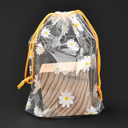 Plastic Frosted Drawstring Bags ABAG-M003-01A-06-1