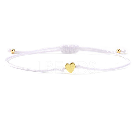 Valentine's Adjustable Braided Polyester Cord Bracelets GM2838-7-1