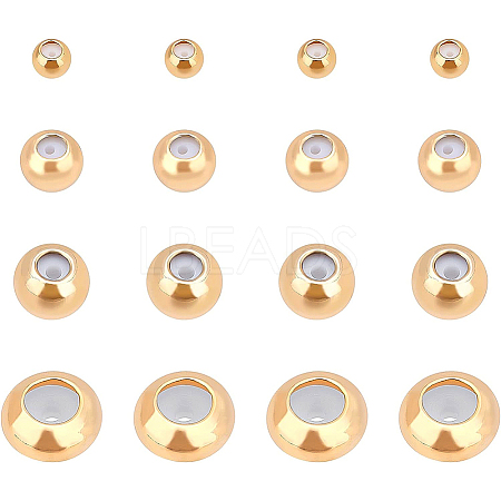 BENECREAT Brass Beads KK-BC0001-41G-NF-1