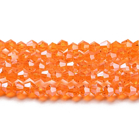 Transparent Electroplate Glass Beads Strands LS-EGLA-A039-T2mm-A11-1