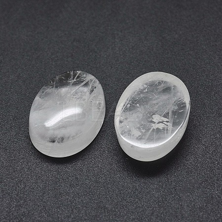 Natural Quartz Crystal Cabochons G-O175-30A-03-1