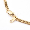 304 Stainless Steel Diamond Cut Cuban Link Chain Necklaces NJEW-JN03367-03-3