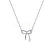 925 Sterling Silver Pendant Necklaces NJEW-BB50572-C-1