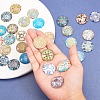 Printed Picture Glass Cabochons GGLA-YW0001-01A-5
