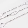 Tarnish Resistant 304 Stainless Steel Cable Chains CHS-E020-01P-1