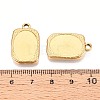 304 Stainless Steel Pendant Cabochon Settings STAS-T067-19G-3