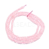 Natural Rose Quartz Beads Strands G-P457-B01-50-3