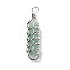 Natural Green Aventurine Big Pointed Pendants G-I322-05P-04-2