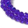 Electroplate Transparent Glass Beads Strands LS-EGLA-A035-T3mm-L06-3