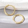 Brass Huggie Hoop Earrings KK-D160-55G-2