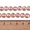 Transparent Glass Beads Strands GLAA-Q107-02A-03-4