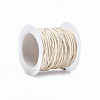 Waxed Cotton Thread Cords YC-R003-1.0mm-10m-102-2