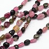 Nuggets Natural Multicolor Tourmaline Beads Strands X-G-N0164-06-1