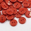 Acrylic Sewing Buttons BUTT-E084-C-04-1