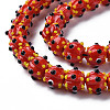 Opaque Handmade Bumpy Lampwork Beads Strands LAMP-T007-18-A05-3