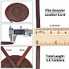 Flat Leather Jewelry Cord WL-GF0001-07B-02-2