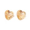 Transparent Pointed Back Glass Cabochons GLAA-WH0015-37K-2