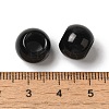 Natural Black Stone European Beads G-N342-03E-3