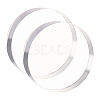Transparent Acrylic Jewelry Base AJEW-WH0347-39-1