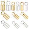 12Pcs 6 Style 925 Sterling Silver Cord Ends STER-BBC0001-77-1